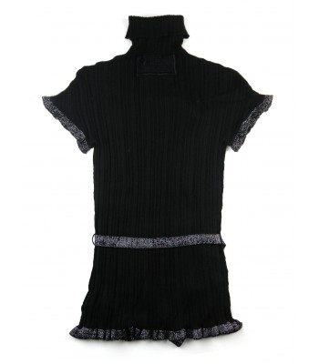 Roberto Cavalli Maglia Donna Dolcevita Smanicata Lurex Nero 2