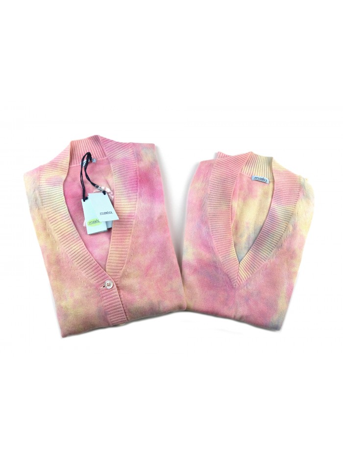 Malo Tween Set Donna Cardigan + Canotta Multicolor Malo Tween Set Donna Cardigan + Canotta Multicolor