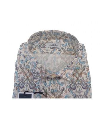 Alea Man Shirt Art. 2766 COL 10 Slim Multicolor Fantasy 2