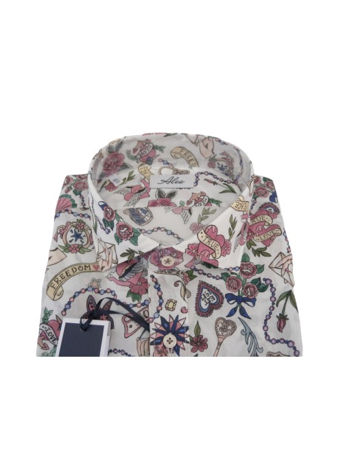 Alea Camicia Uomo Art. 2766 COL 20 New Tailor Fantasia Multicolor