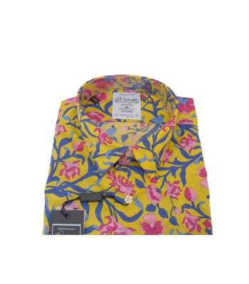 G.V. Conte Camicia Uomo Art. 2766 COL 30 Slim Fantasia Multicolor 2
