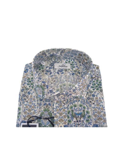 Alea Camicia Uomo Art. 2766 COL 11 Tailor Fit Fantasia Multicolor