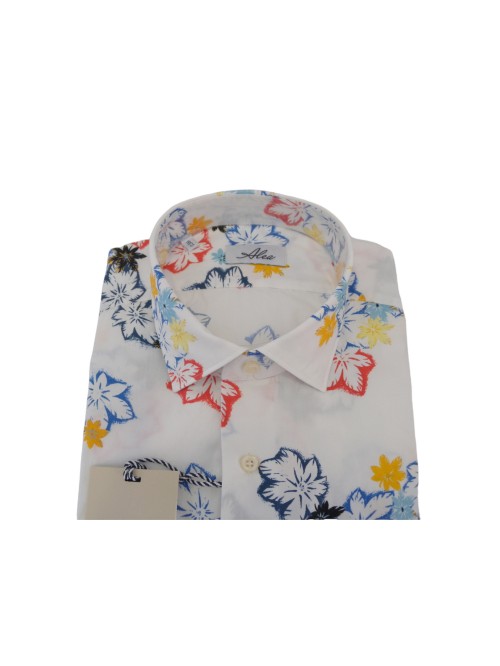 Alea Camicia Uomo Art. 2767 COL 12 Slim Fantasia Multicolor