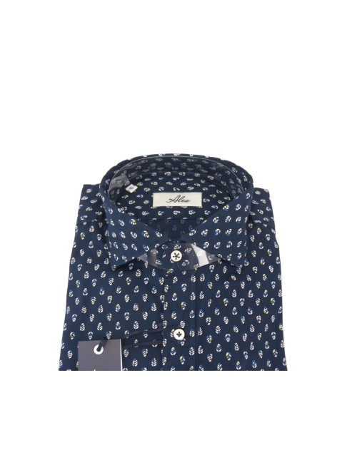 Alea Camicia Uomo Art. 2654 COL 62 Slim Microfantasia