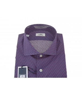 Alea Man Shirt Art. 2654 COL 51 New Tailor Circular Micro-pattern 2