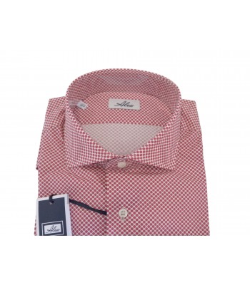 Alea Man Shirt Art. 2654 COL 32 New Tailor Pois White / Red 2