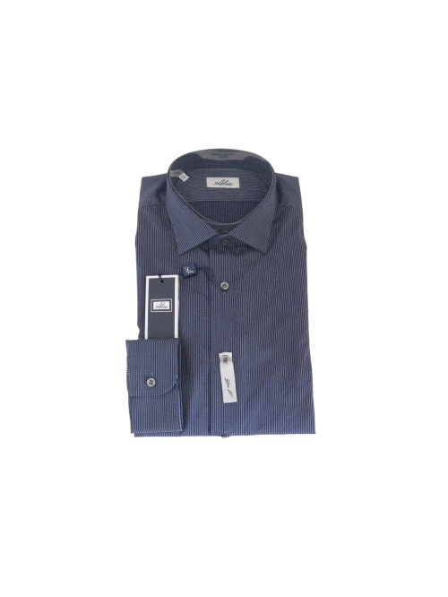 Alea Man Shirt Art. 2618 COL 10 Slim Striped Blue / Gray Alea Man Shirt Art. 2618 COL 10 Slim Striped Blue / Gray