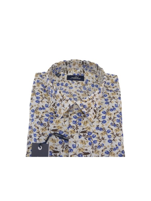 Alea Man Shirt Art. 6339 COL 20 Slim Floral