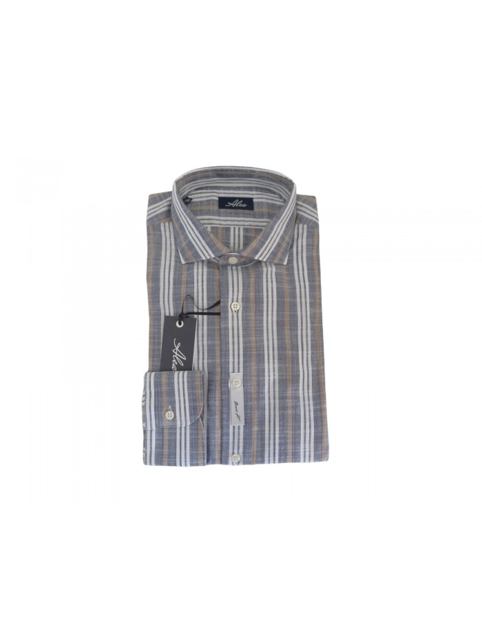Alea Man Shirt Art. 6349 COL 52 New Tailor Striped Alea Man Shirt Art. 6349 COL 52 New Tailor Striped
