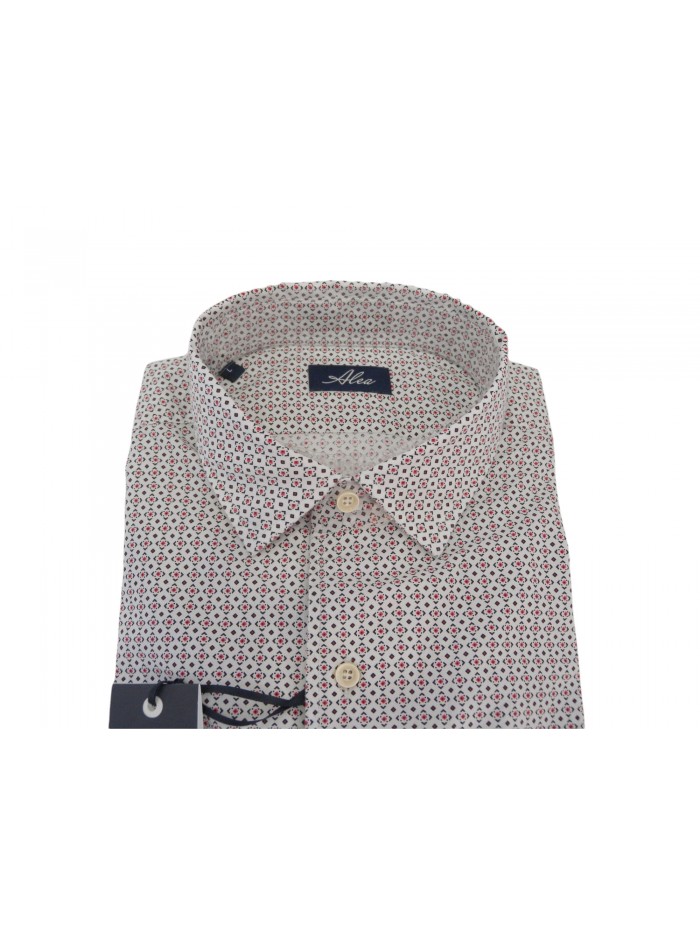 Alea Man Shirt Art. 6256 COL 30 New Tailor Floral Micro-pattern