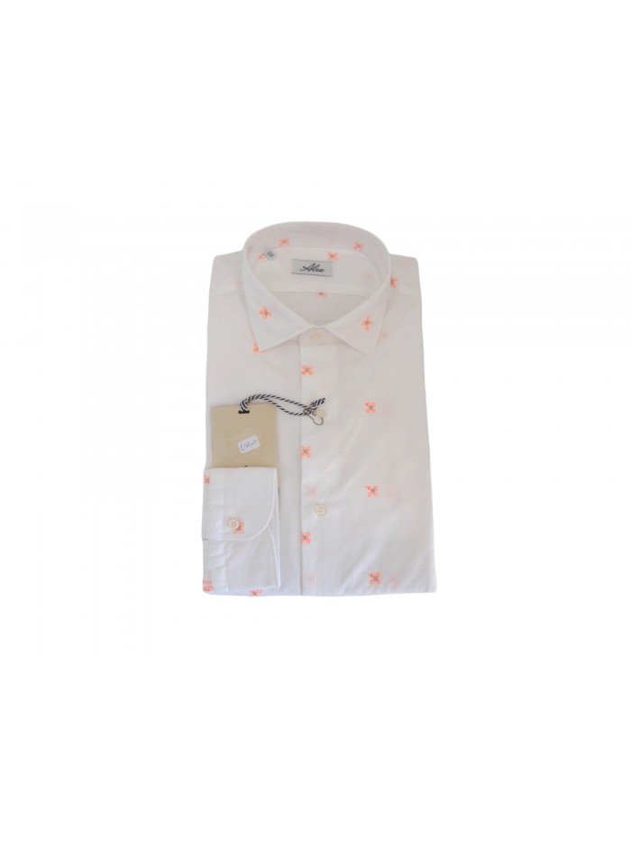 Alea Man Shirt Art. 6256 COL 41 Tailor Embroidered Microfantasia Alea Man Shirt Art. 6256 COL 41 Tailor Embroidered Microfantasia