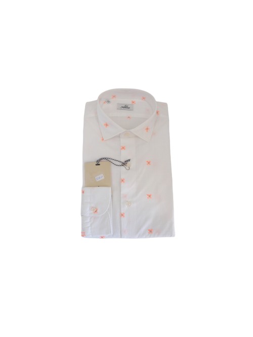 Alea Man Shirt Art. 6256 COL 41 Tailor Embroidered Microfantasia Alea Man Shirt Art. 6256 COL 41 Tailor Embroidered Microfantasia