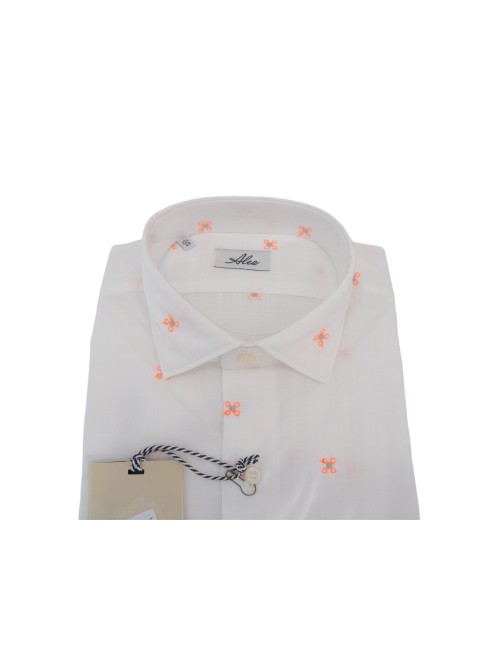 Alea Man Shirt Art. 6256 COL 41 Tailor Embroidered Microfantasia