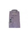 Men's Shirt Art. 2754 COL 22 New Tailor Microfantasy, long sleeve new dress fit, fitted at back.