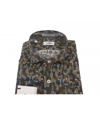 Alea Camicia Uomo Art. 2756 COL 10 New Tailor Fantasia Geometrica 2