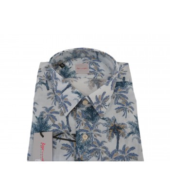 Rosso Malaspino Camicia Uomo Art. 2684 COL 60 New Tailor Palme 2
