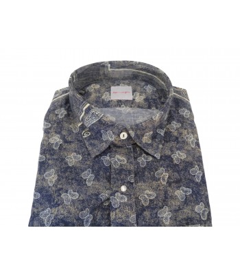 Rosso Malaspino Camicia Uomo Art. 2684 COL 51 New Tailor Farfalle 2