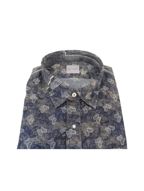 Rosso Malaspino Camicia Uomo Art. 2684 COL 51 New Tailor Farfalle