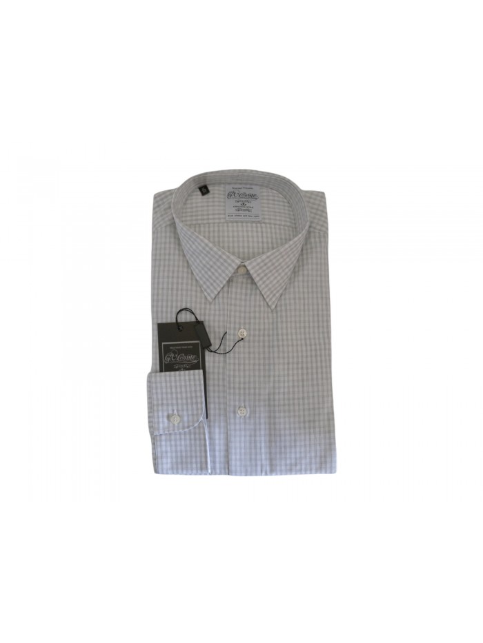 G.V. Conte Man Shirt Art. GV02 COL 06 Slim Checks G.V. Conte Man Shirt Art. GV02 COL 06 Slim Checks