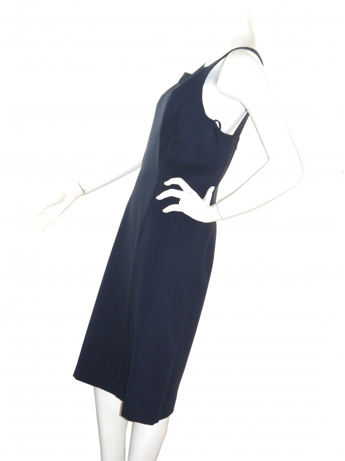 Ralph Lauren Dress Woman Plain Blue