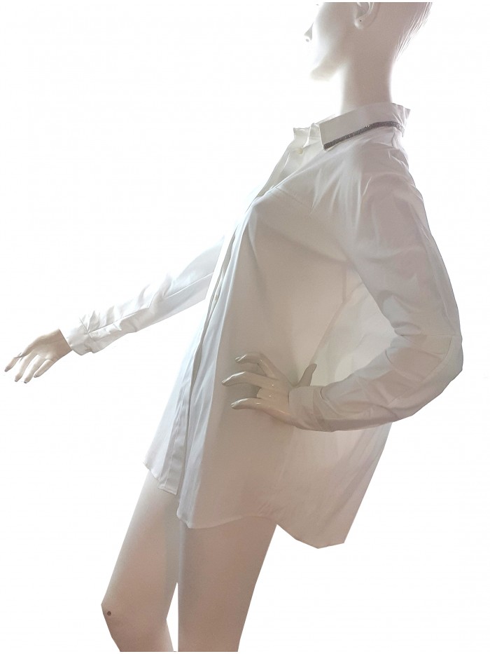 Fabiana Filippi Camicia Mod. CA90117 Unita Bianco