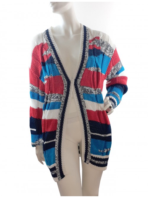 Dondup Cardigan Woman Mod. DM350 M00701D VAR 002 Multicolor Dondup Cardigan Woman Mod. DM350 M00701D VAR 002 Multicolor