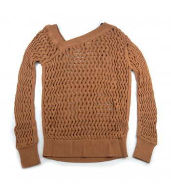 Pinko Women's Sweater Mod. Los Roques Asymmetrical Perforated