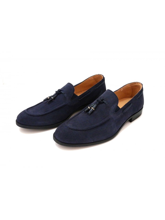 Exton Men's Shoe Art. 1111 Navy Suede Exton Men's Shoe Art. 1111 Navy Suede
