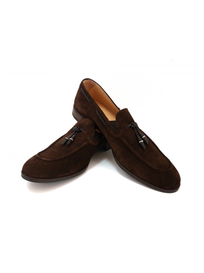 Exton Scarpa Uomo Art. 1111 Camoscio Terra