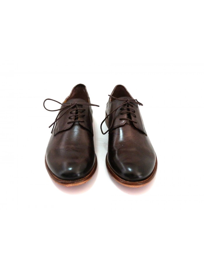 Exton Scarpa Uomo Art. 3101 Pelle Soft Fango