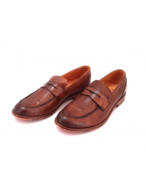 Exton Men's Shoe Art. 3107 St. Woven Camel Exton Men's Shoe Art. 3107 St. Woven Camel