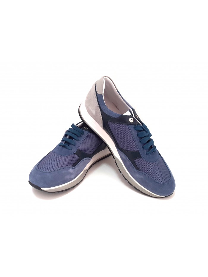 Exton Scarpa Uomo Art. 2109 Camoscio Jeans