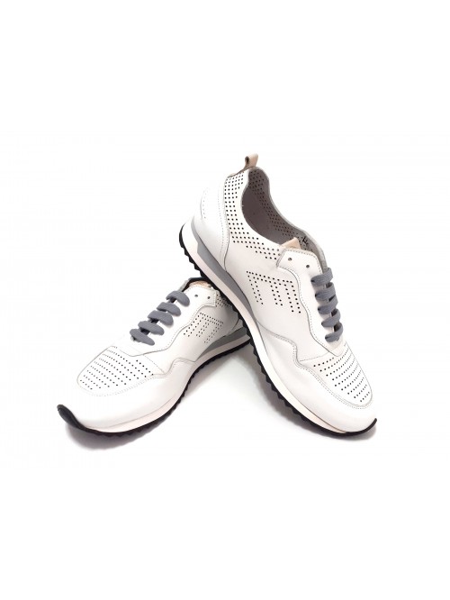 Exton Men's Shoe Art. 903 White Nappa