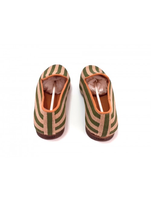 Verba Men's Herb / Green Striped Shoe