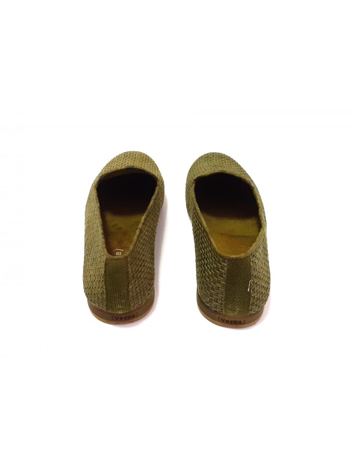 Verba Men's Braided Shoe 71824 Olive