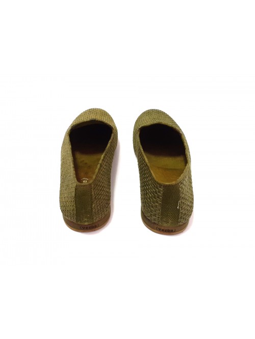 Verba Scarpa Uomo Intrecciata 71824 Oliva