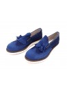Man Shoe Mod. 5168 Medium Blue Suede