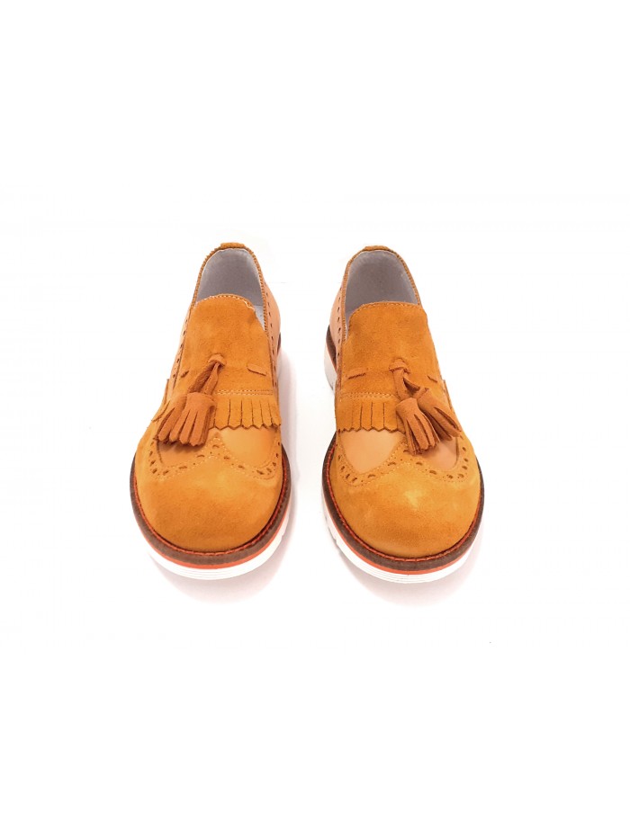 Scarpa Uomo Mod. 5168 Camoscio Media Senape