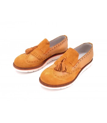 Man Shoe Mod. 5168 Medium Mustard Suede