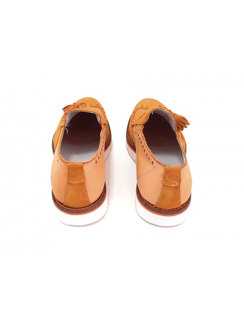 Scarpa Uomo Mod. 5168 Camoscio Media Senape