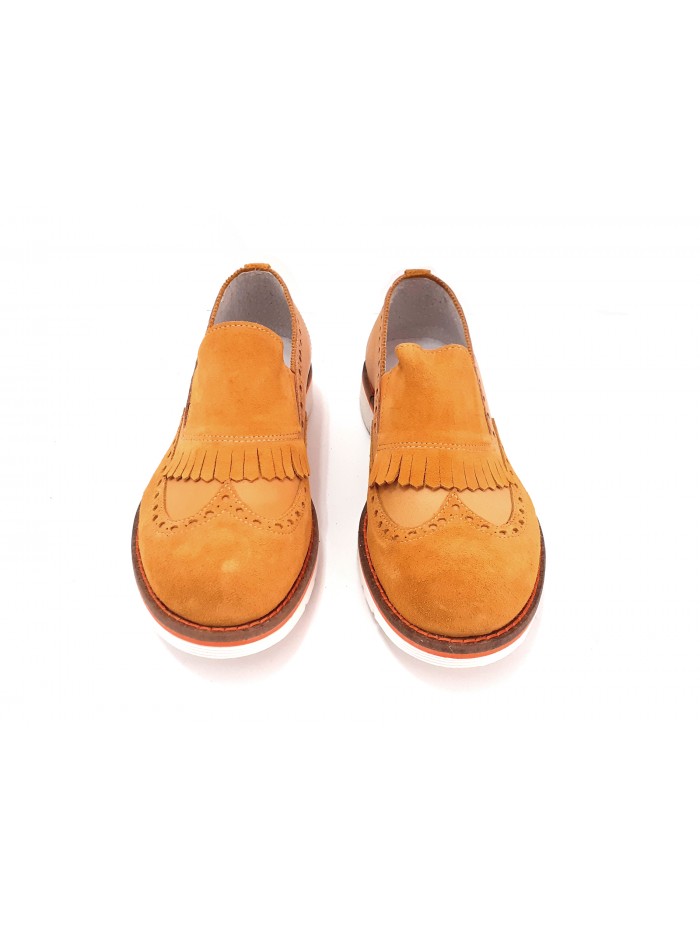 Man Shoe Mod. 5167 Medium Mustard Suede