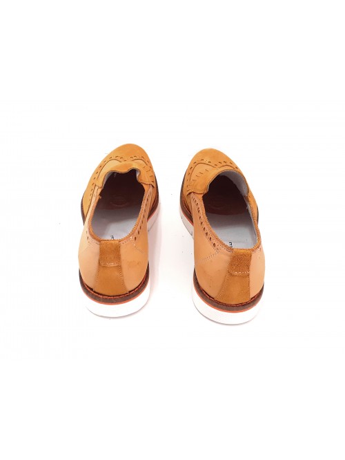 Scarpa Uomo Mod. 5167 Camoscio Media Senape