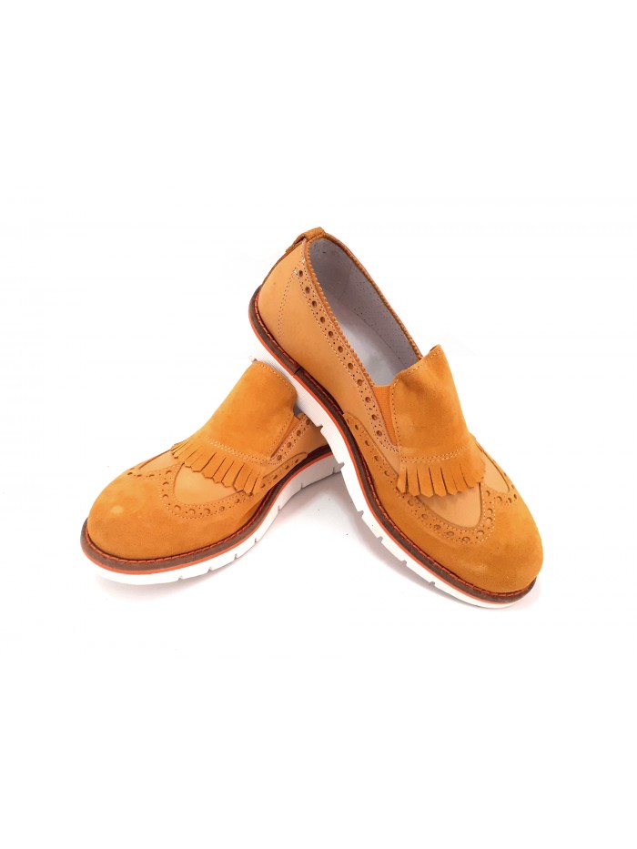 Man Shoe Mod. 5167 Medium Mustard Suede