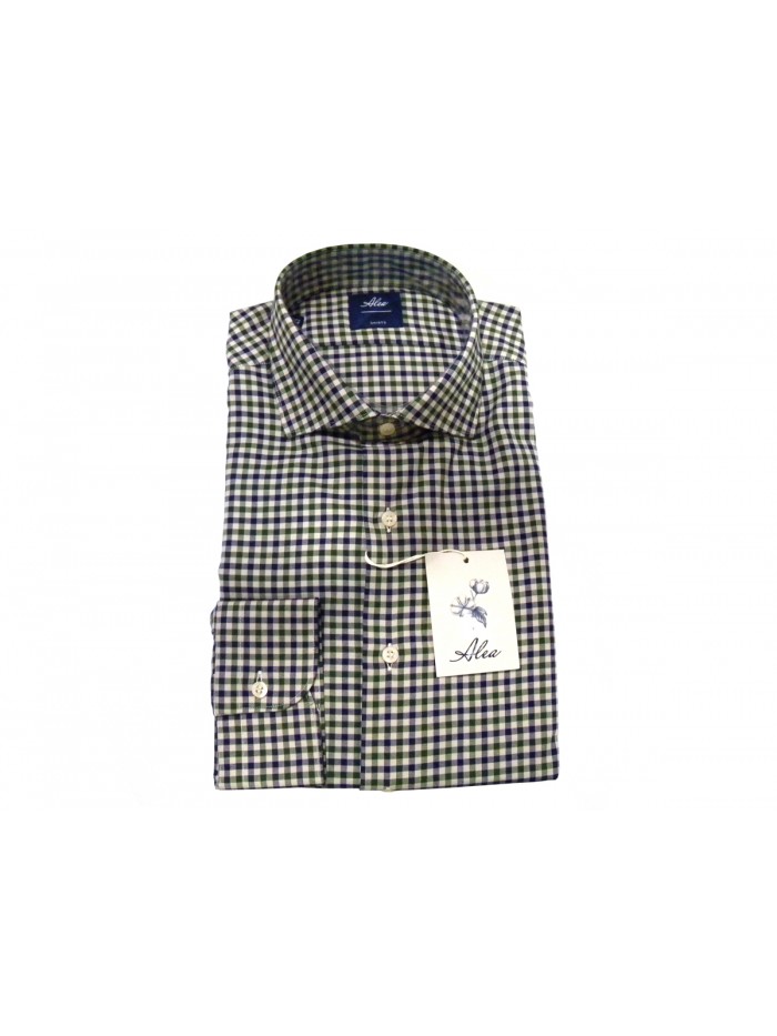 Alea Men's Shirt Art. 6396 COL 31 Slim Checked Alea Men's Shirt Art. 6396 COL 31 Slim Checked