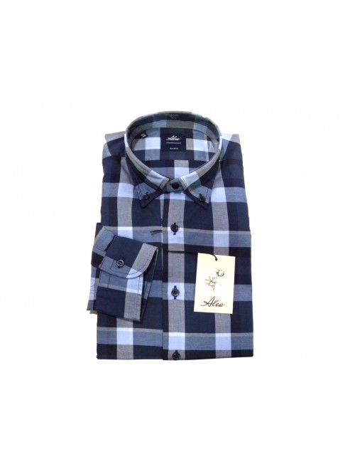 Alea Men's Shirt Art. 6538 COL 51 Tailor Checkered Alea Men's Shirt Art. 6538 COL 51 Tailor Checkered