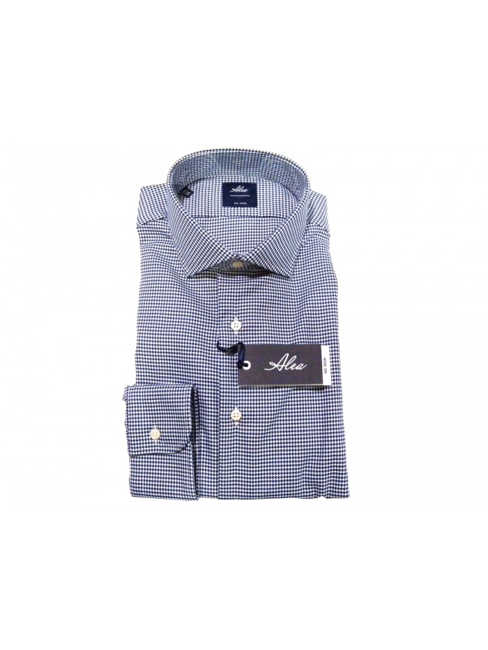 Alea Men's Shirt Art. 6010 COL 118 New Dress Pied de Poule Alea Men's Shirt Art. 6010 COL 118 New Dress Pied de Poule