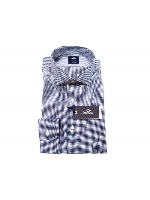 Alea Men's Shirt Art. 6010 COL 118 New Dress Pied de Poule Alea Men's Shirt Art. 6010 COL 118 New Dress Pied de Poule