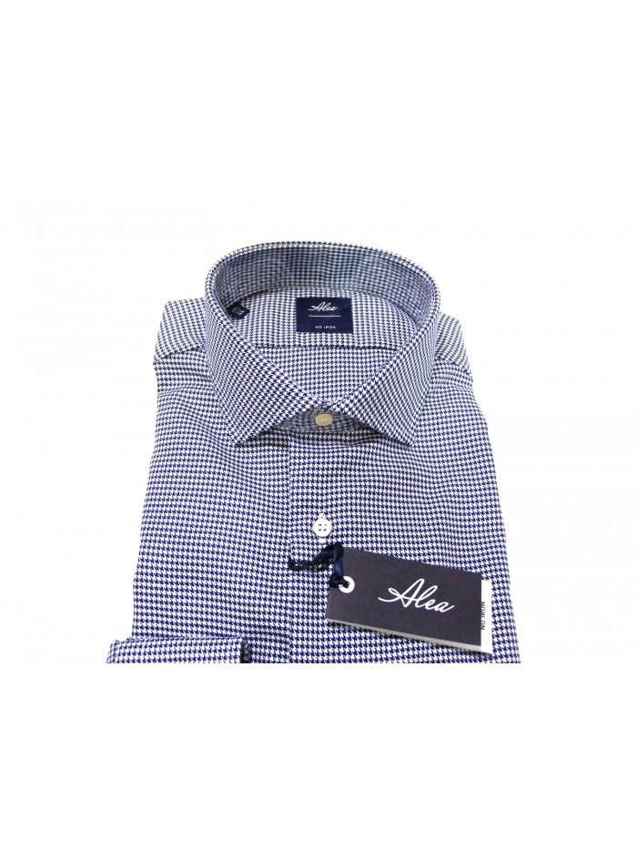 Alea Men's Shirt Art. 6010 COL 118 New Dress Pied de Poule