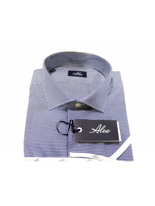Alea Camicia Uomo Art. 6522 COL 40 New Dress Pied de Poule