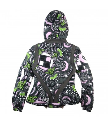 VersaceDown Jacket Woman Mod. G31346 Graphite Print Fantasy 2